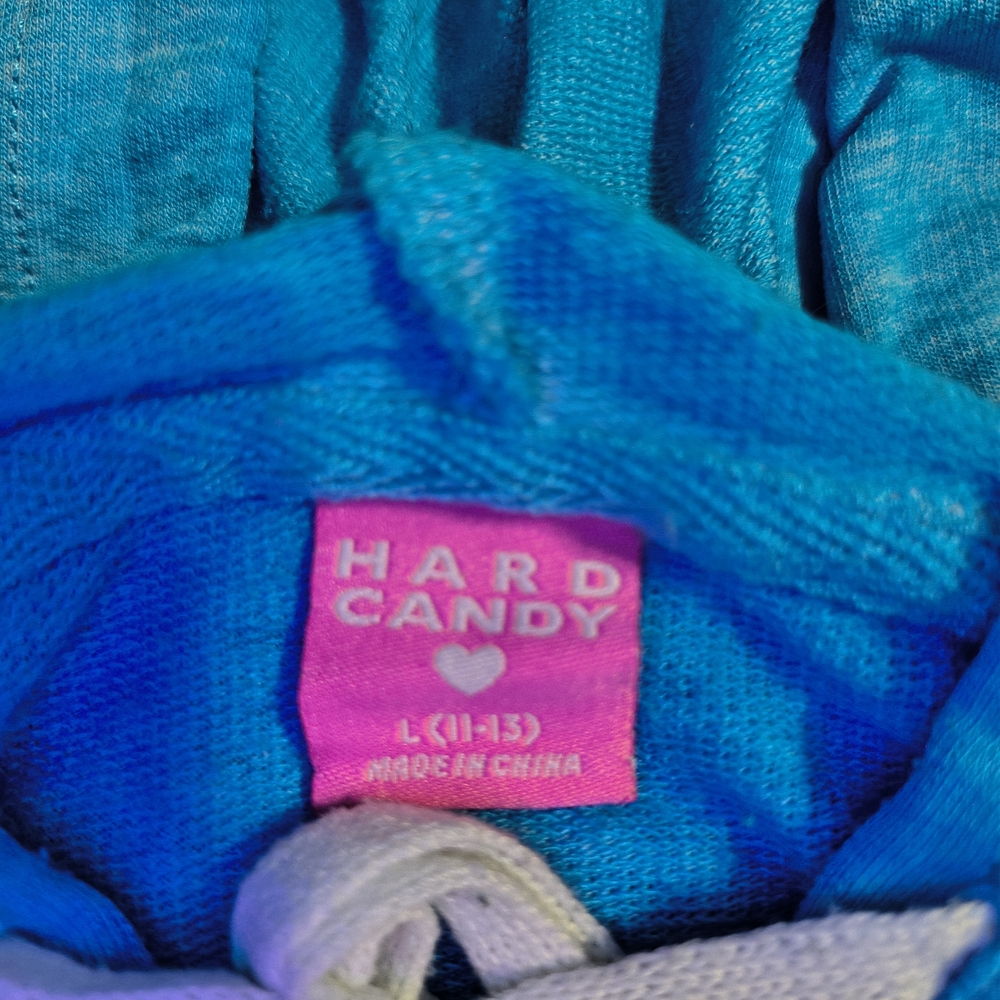 Hard Candy Blue and Pink Pajama Set with Heart Design - Picture 4 of 4